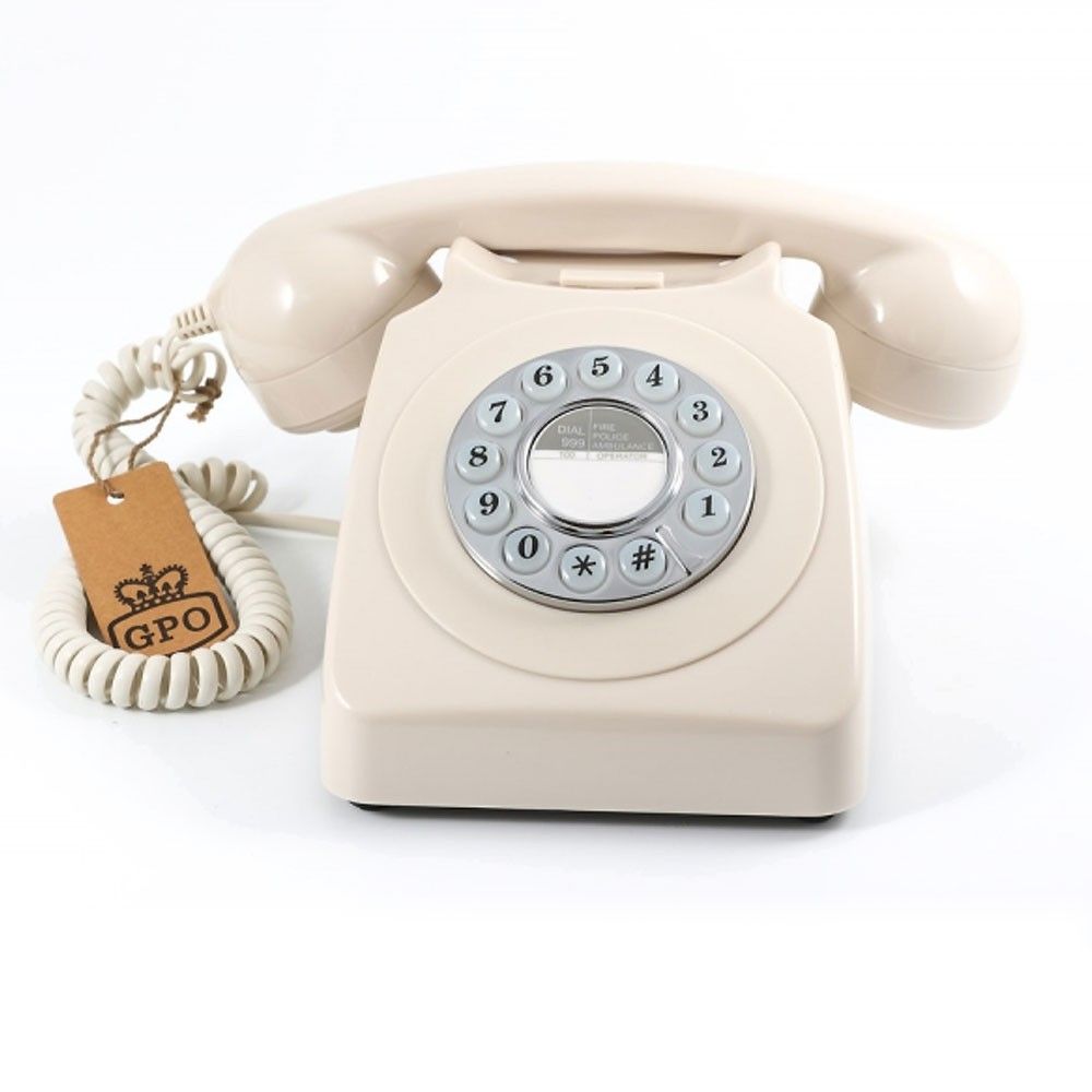 GPO Retro Push Button Phone - Ivory