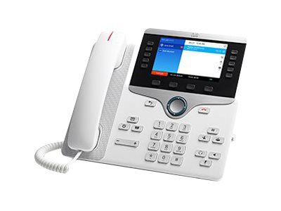 Cisco IP Phone 8841 - VoIP Phone - SIP, RTCP, RTP, SRTP, SDP - 5 Lines - White