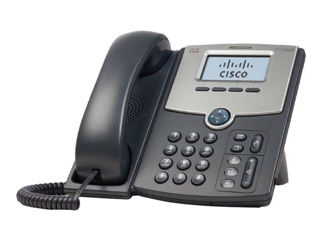 Cisco Small Business SPA 502G VoIP Phone - 3-Line Conference Call Capable - SIP, SIP v2, SPCP - Single Line - Silver, Dark Grey - For Small Business Pro Unified...