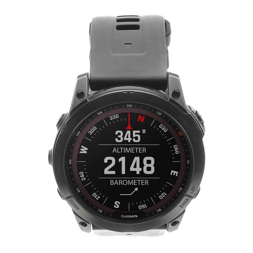 Garmin Fenix 7X Sapphire Solar - 51mm - Titanium Carbon DLC - Sports Watch with Silicone Strap - Black - Wrist Size: 127-210mm - 1.4" Display - 32GB - Bluetooth, Wi-Fi