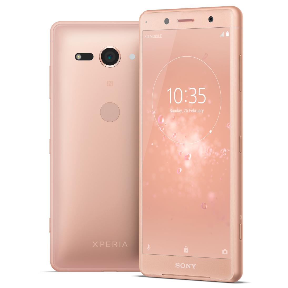 Sony Xperia XZ2 Compact - Pantalla de 5" - 4G - 4GB de RAM - 64GB de almacenamiento - Batería de 2870mAh - Rosa