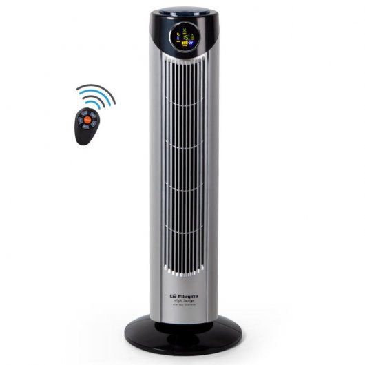 Orbegozo Tower Fan TWM 1010 with Remote Control, 45W