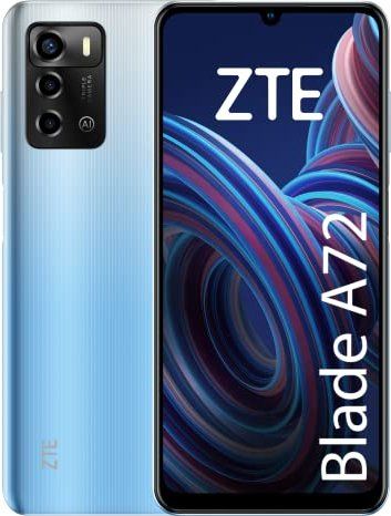ZTE Blade A72 64GB Dual SIM Phone, Blue
