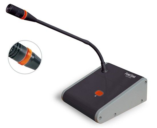 Microphone de bureau Fonestar Ding avec tonalités d'alerte et préampli
