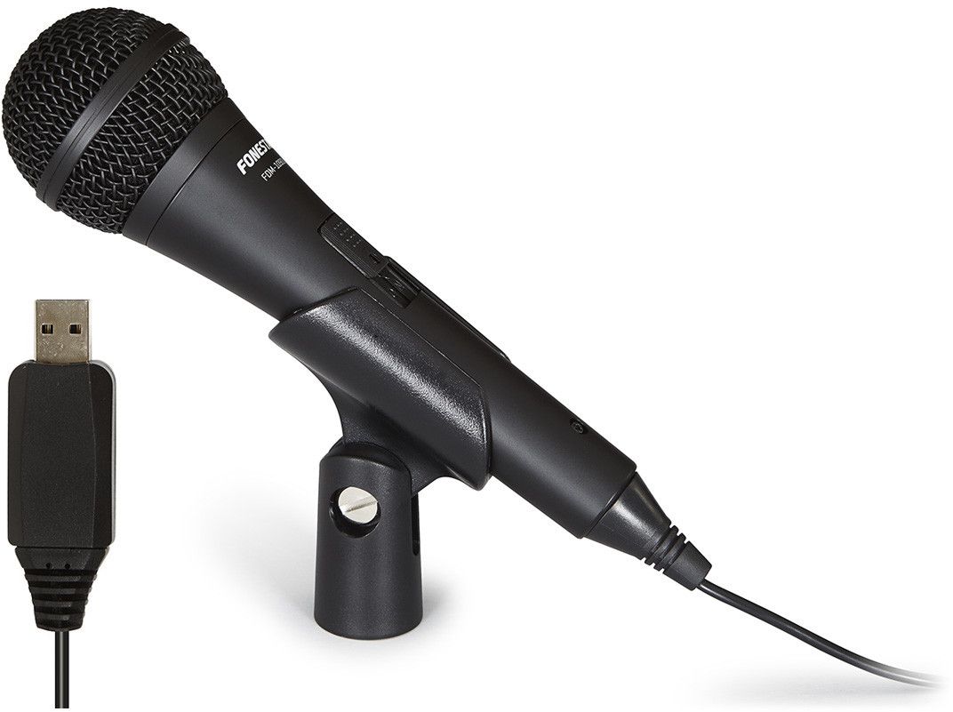 Fonestar Fdm-1090u Dynamic Vocal Microphone with USB Connection
