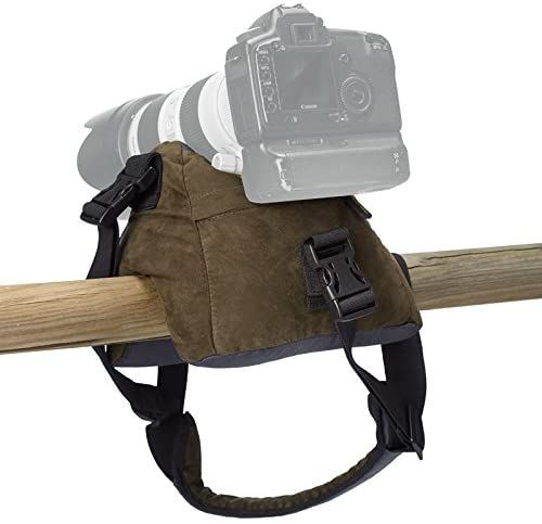 Stealth Gear Camera Support Bag (Double Compartments, Unfilled), Green