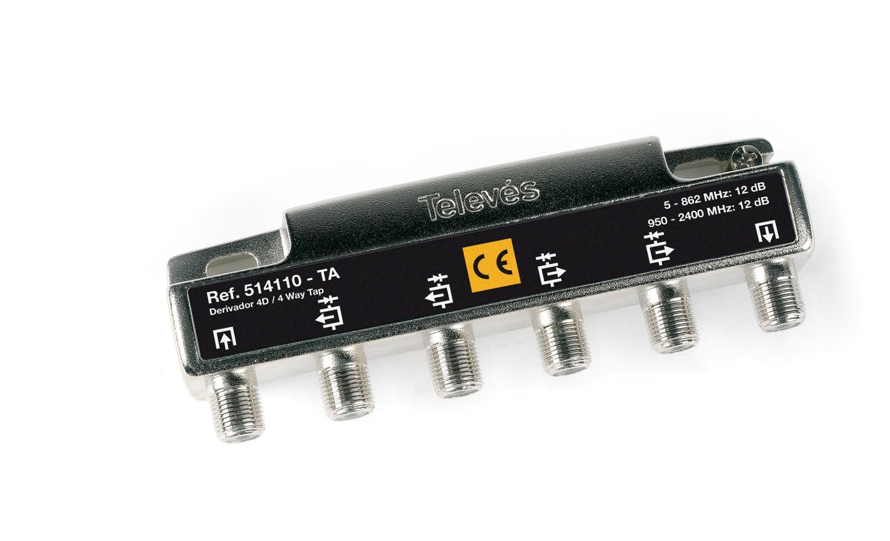 Televes 5-2400 MHz 4D 12dB TA F Shunt