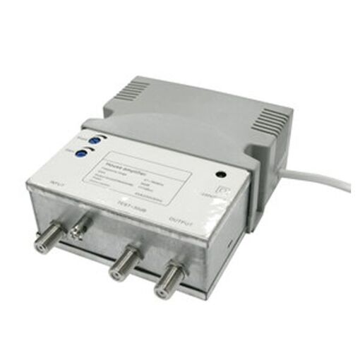 Amplificateur large bande Electro DH pour TNT et analogique, avec réglage de gain et régulation en attente