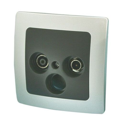 Antenne de télévision et radio intégrée Electro DH 75O, gris/argent