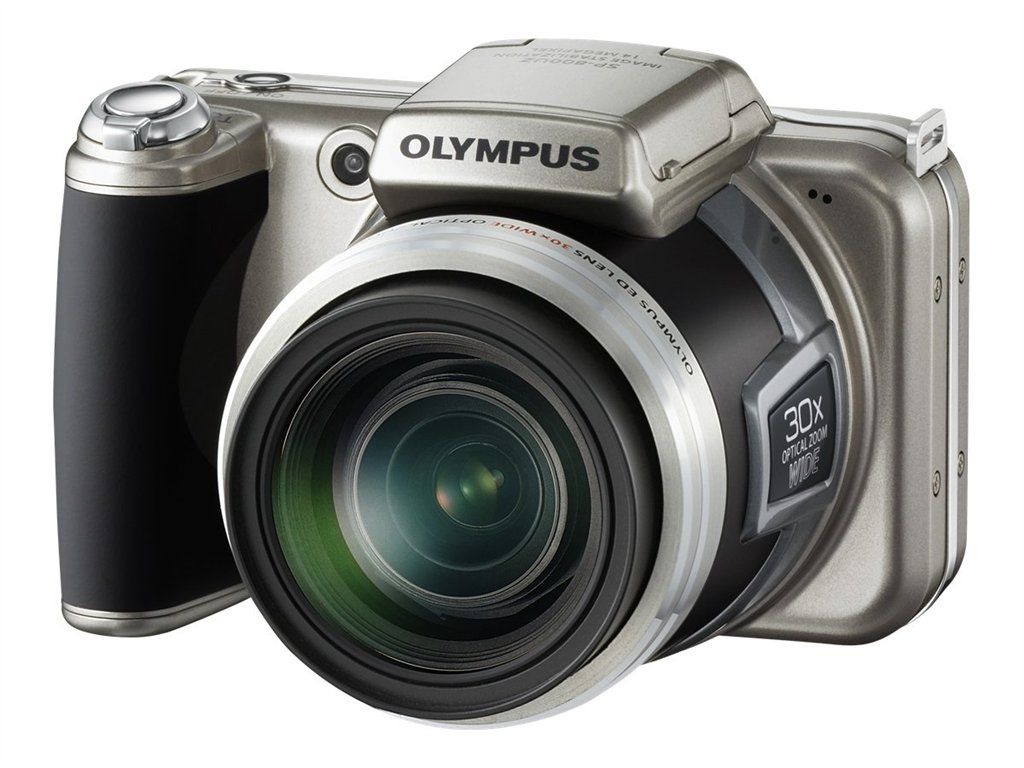 Olympus SP-800UZ Digital Camera - Compact - 14 MP - 30x Optical Zoom - 2GB Flash - Silver