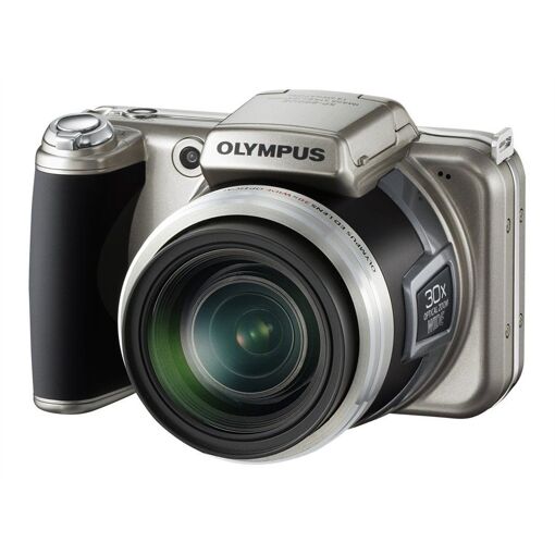 Cámera digital Olympus SP-800UZ - Compacta - 14 MP - Zoom óptico 30x - Flash de 2 GB - Plata