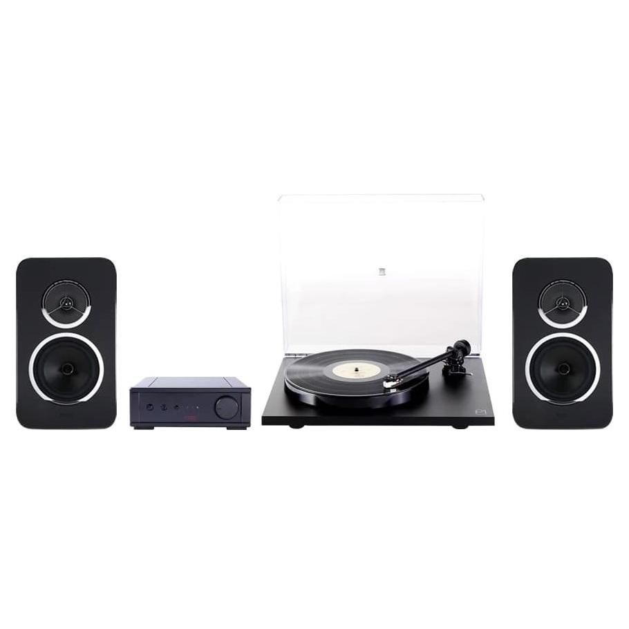Rega System One Black Vinyl Turntable