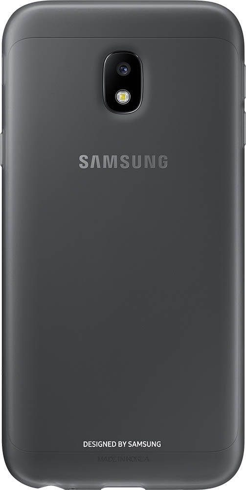 Samsung EF-AJ330TB Soft Case for Galaxy J3 2017, Black