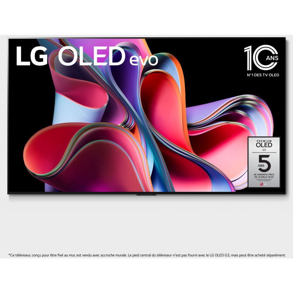 LG OLED evo G3 OLED55G36LA de 55 pulgadas (139 cm), 4K UHD 2023 α9 AI Gen6