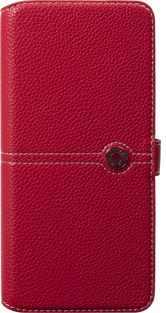 Façonnable A70 Red Button Lacqued Booktype Case for Samsung Galaxy A70