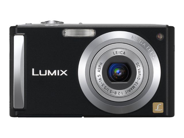 Panasonic Compact Digital Camera - 8.1MP - 3x Optical Zoom - Leica - Black