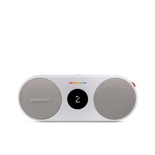 Polaroid Bluetooth Music Player 2 Speaker, Gray and White