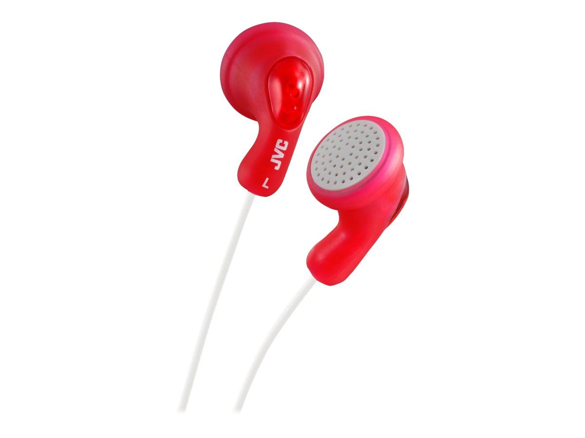 JVC HA-F14 Gumy Headphones - Red