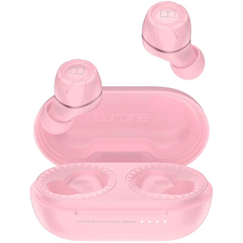 Monster Turbine AirLinks Lite Pink Earbuds