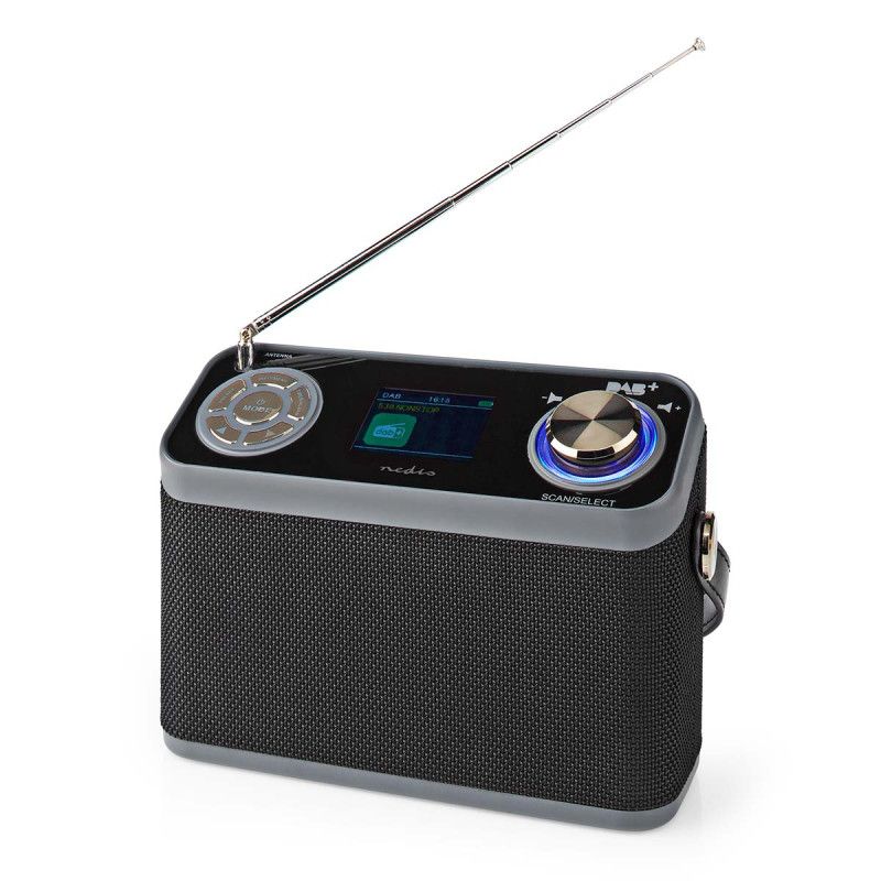 Nedis DAB+ Table Radio with Bluetooth and Color Screen