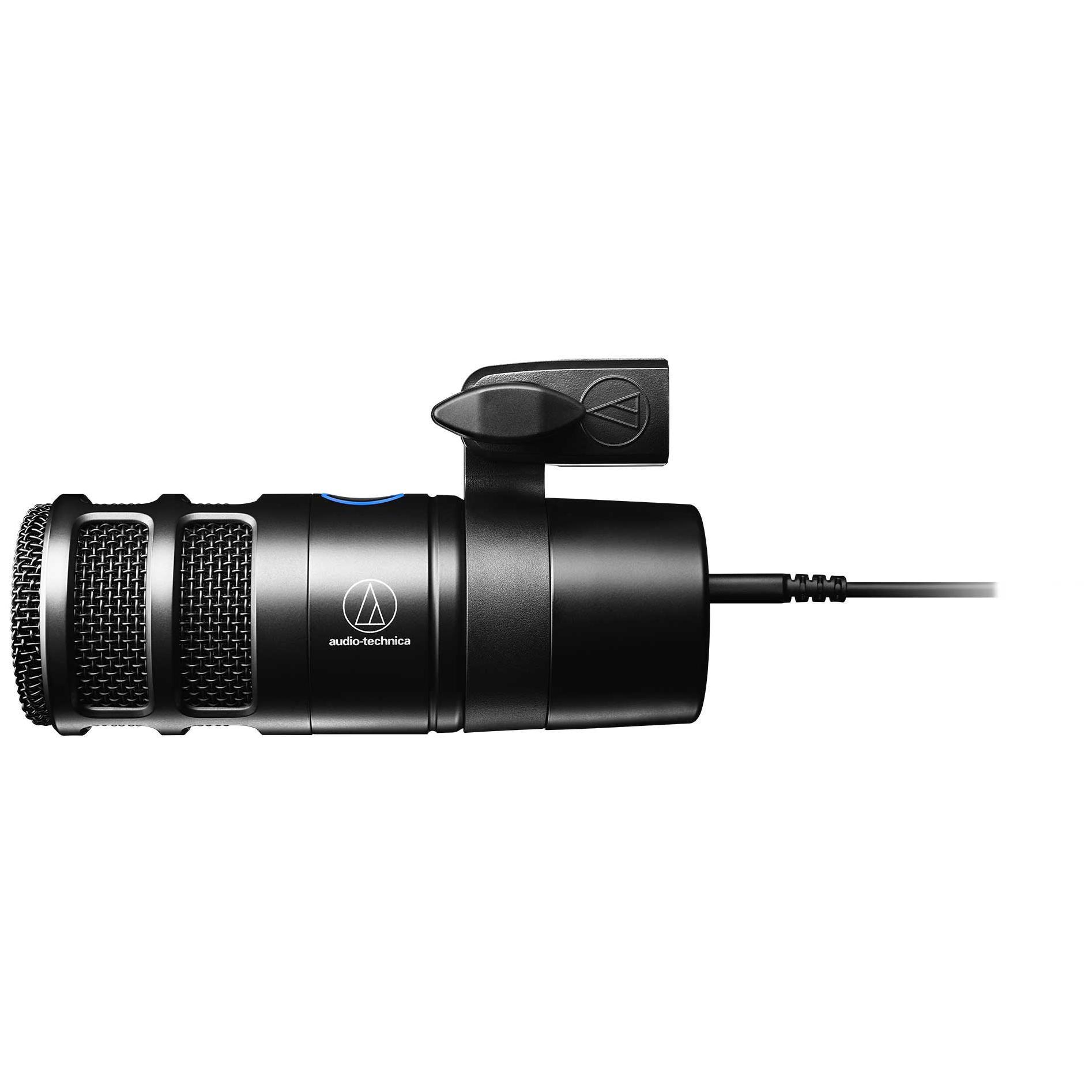 Audio-Technica AT2040USB - USB Dynamic Microphone - Hypercardioid Directionality - USB-C / USB-A Connector - Headphone Jack - PC/Mac