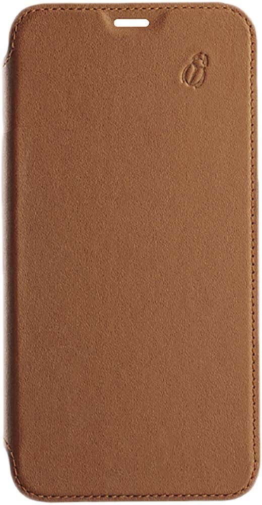 Beetlecase Transparent Camel Leather Folio for iPhone 11 Pro