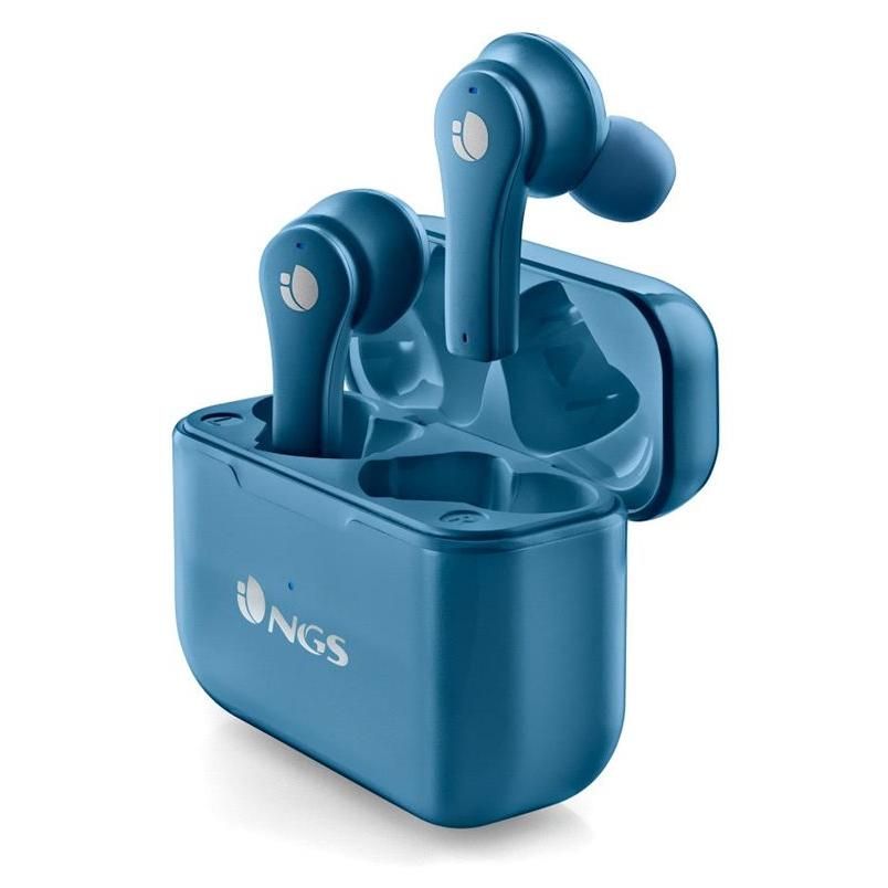 NGS Artica Bloom Wireless Earbuds with Microphone - Azure