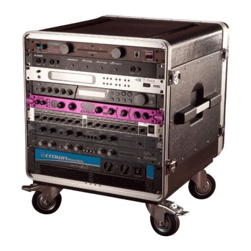 Gator GRC-BASE-10 19" Polyethylene Rack with Wheels