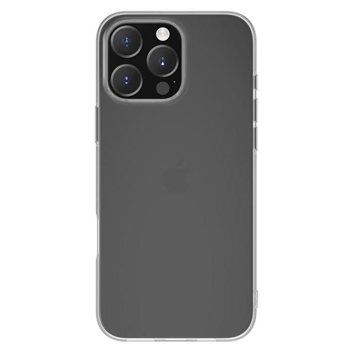 Bigben Connected Phone Case - Clear TPU with Tempered Glass Screen Protector for Apple iPhone 16 Pro