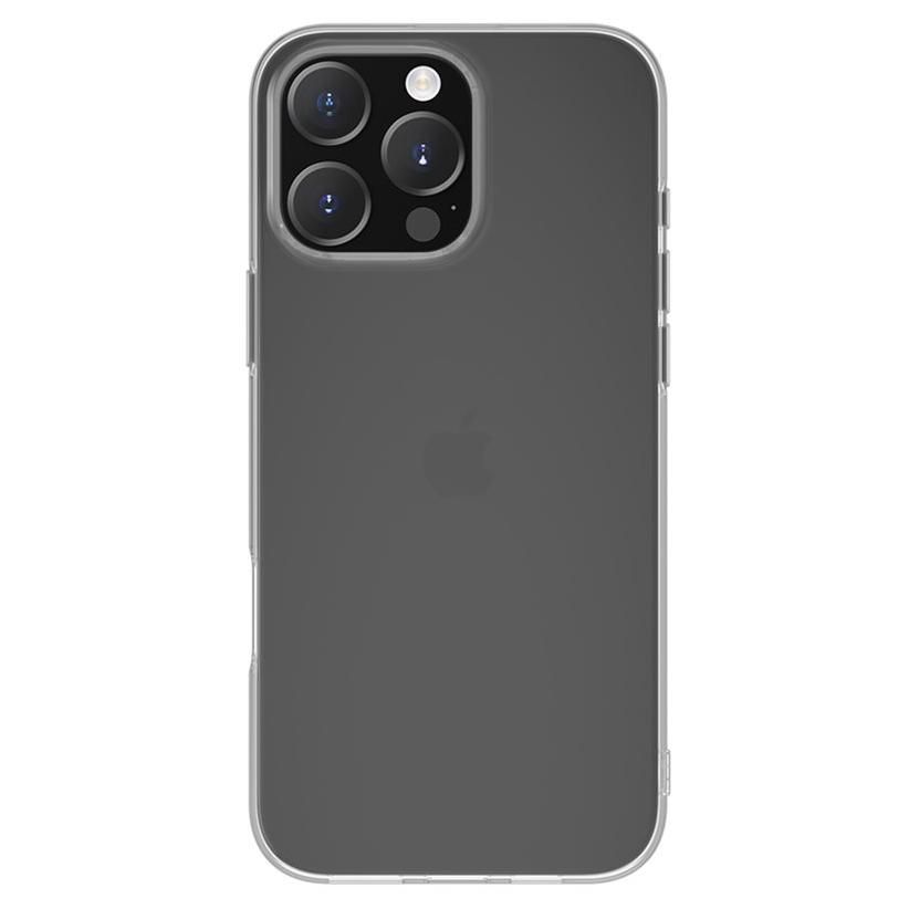 Fundas para teléfono Bigben Connected - TPU termoplástico transparente con protector de pantalla de vidrio templado para Apple iPhone 16 Pro Max