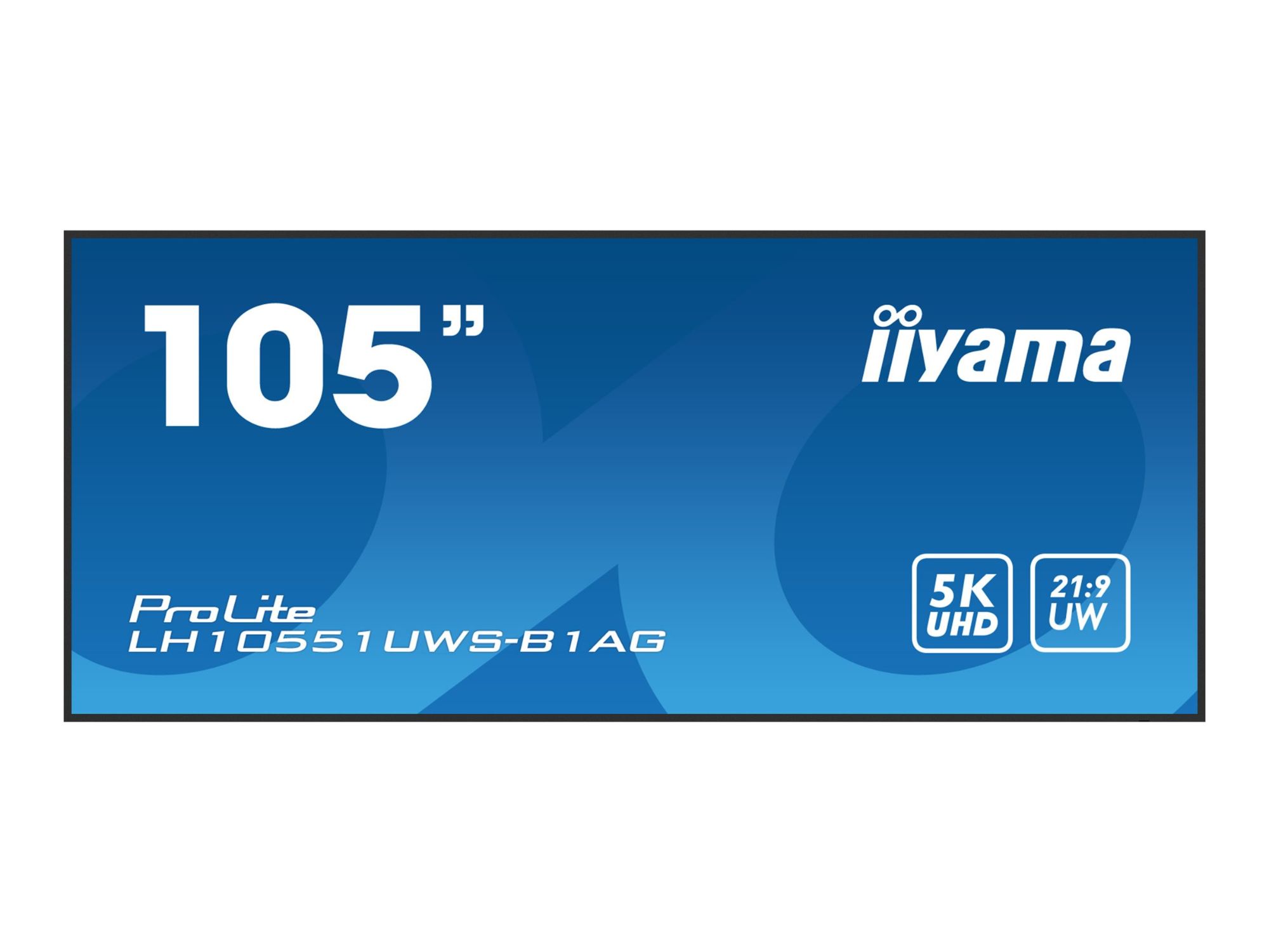 iiyama ProLite LH10551UWS-B1AG - 105" LED Backlit LCD Display - Digital Signage - 5K UHD (2160p) 5120 x 2160 - Black