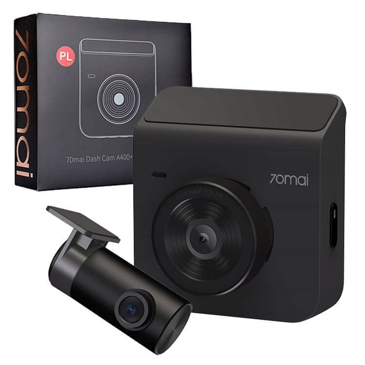 Xiaomi 70 Mai Dash Camera A400 + Rear Camera Set (Gray, EU)