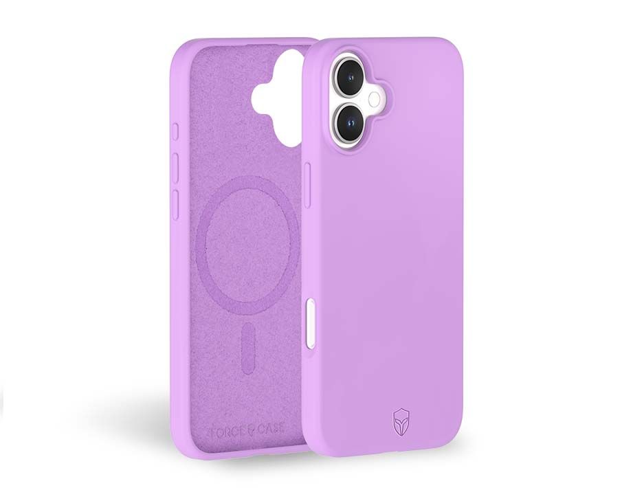 Force Case Reinforced MagSafe iPhone 16 Silicone Case - Violet