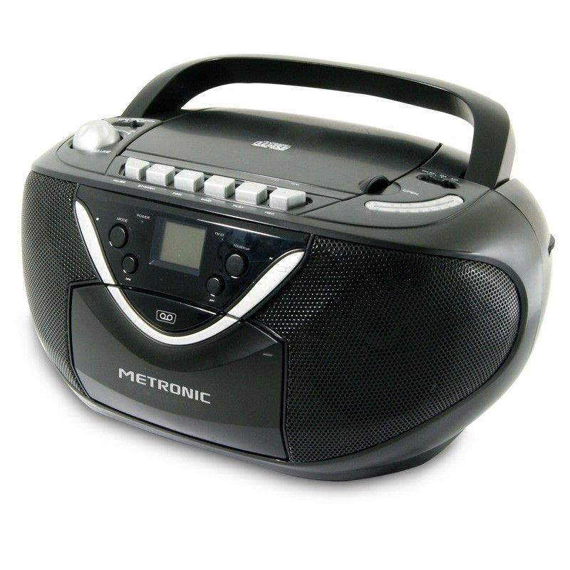 Metronic Boombox Radio CD-MP3 Cassette