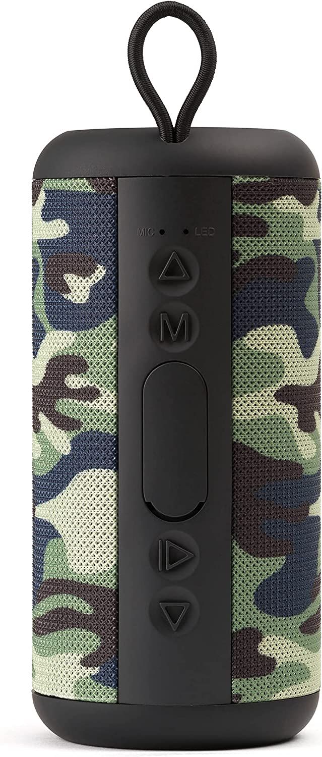 Cellular Line Bluetooth Music Speaker Vertical Camouflage