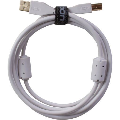 Câble audio UDG 3 mètres USB 2.0 A-B droit blanc