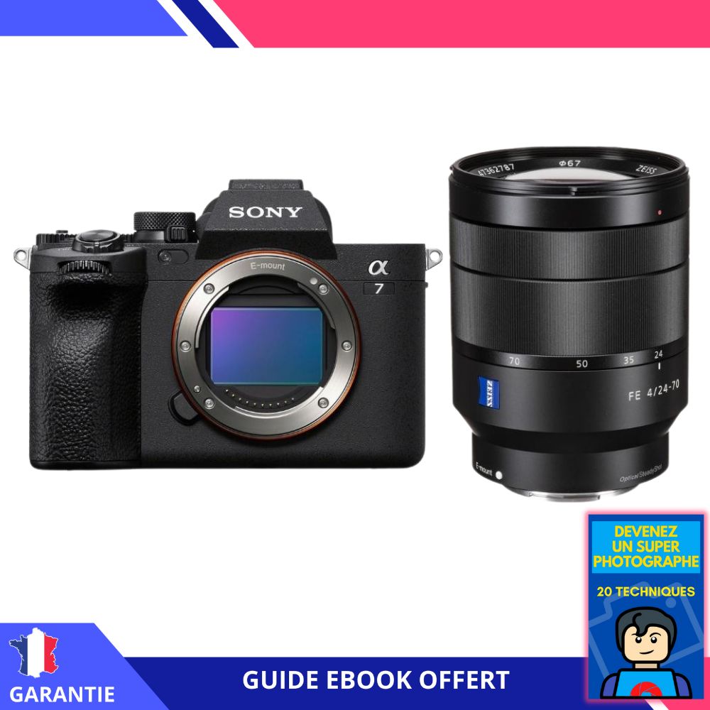 Sony A7 IV + FE 24-70mm f/4 ZA OSS + 'Become a Super Photographer' Ebook - Sony Hybrid