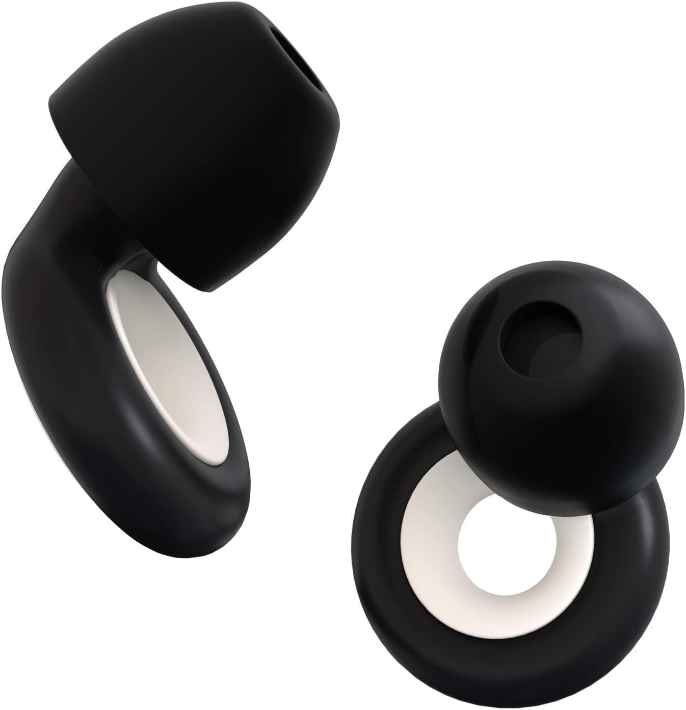 Greatmall High-Definition Earplugs - Noise Reduction for Musicians, DJs, Drummers, Festivals, Concerts and Nightlife - 18dB Noise Reduction - Black