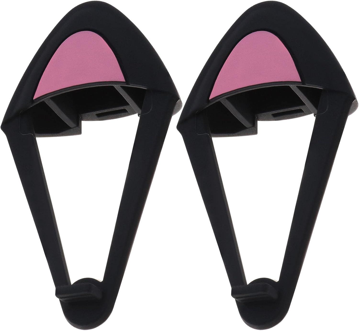 Covers d'écouteurs UniversalHouse à oreilles de chat - Étuis pour écouteurs supra-auriculaires en silicone avec sangles décoratives réglables