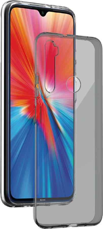 Bigben Connected Silisoft Case - Xiaomi Redmi Note 8/8 2021 - Smoke Black (8.2 x 6 x 1 cm, 150g)