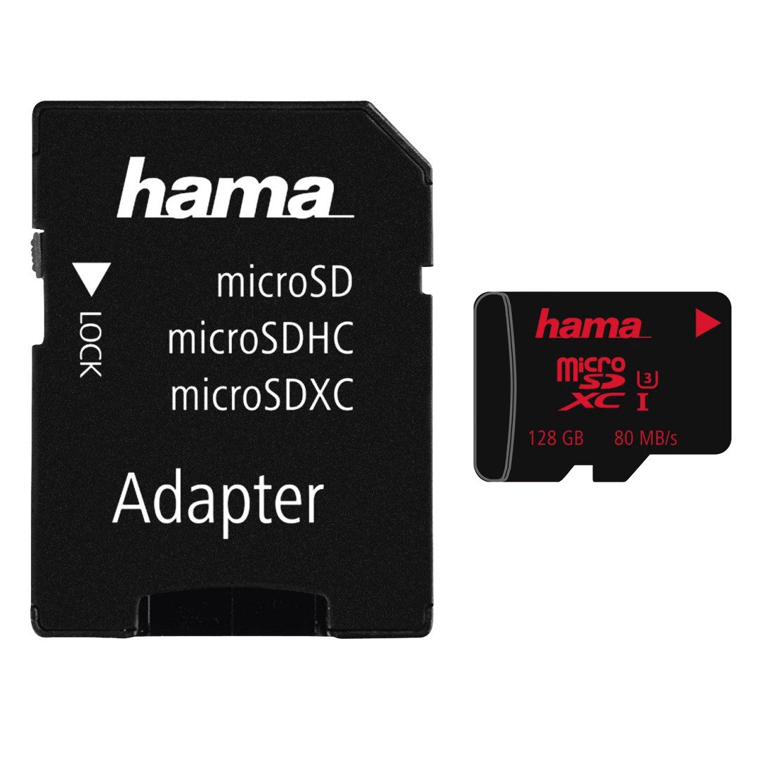 Hama microSDXC 128GB UHS Speed C3 (80MB/s) + Adapter/Photo