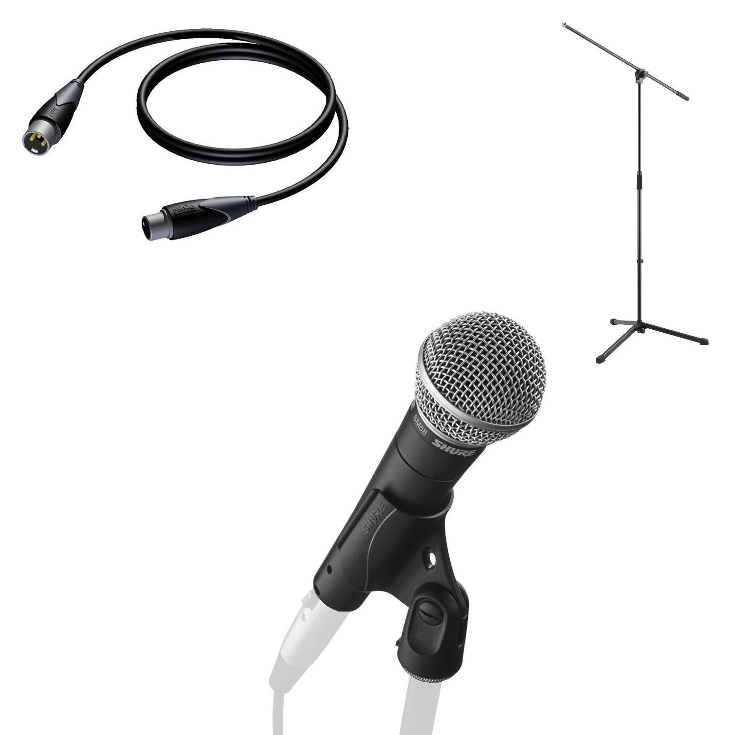 Shure SM58LCE Microphone Set