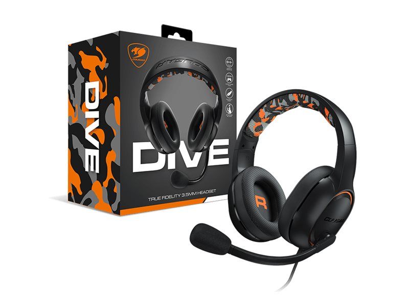 Compucase Cougar Dive - Circum-aural Wired Headset