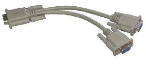 Adaptador de cable VGA HD15 MCL - 40 cm (Hombre/Mujer/Mujer)