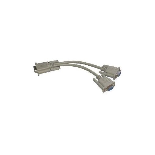 Adaptateur câble VGA HD15 MCL - 40 cm (Homme/Femme/Femme)