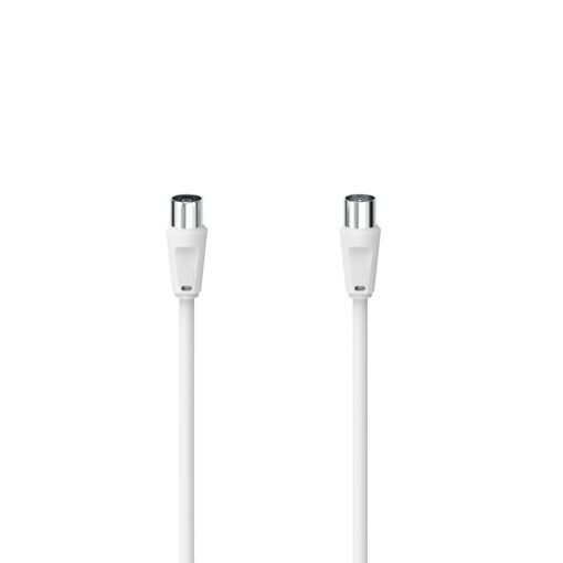 Cables de antena coaxiales Hama Classic Line, 1,5 m, 75 dB, negro