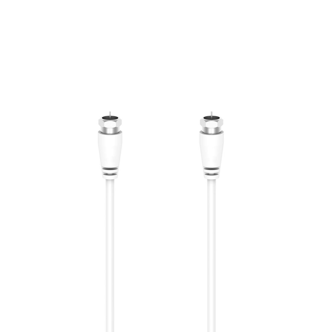Hama Classic Line 3m SAT Cable, Male F - Female F, White