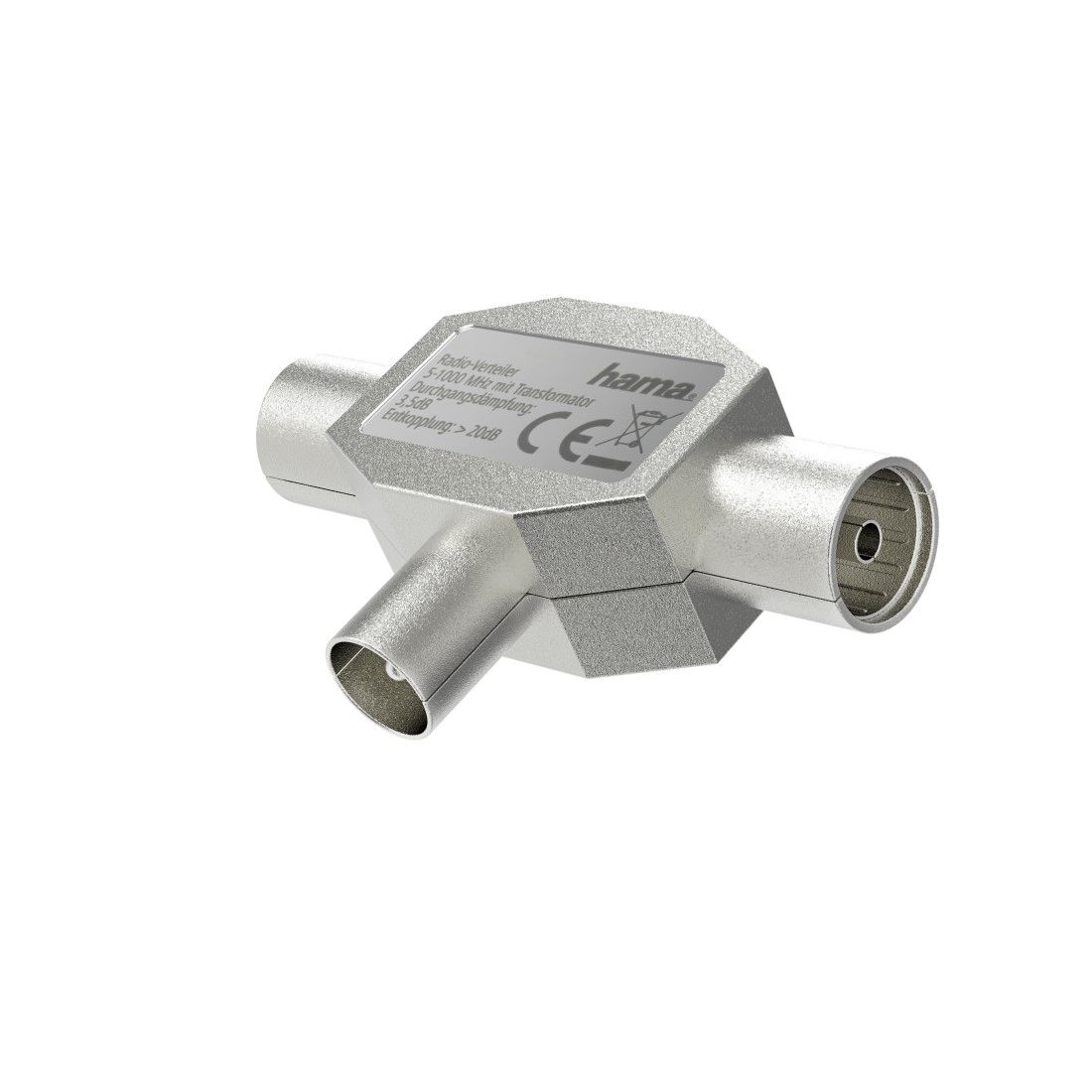 Hama Classic Line Coaxial Antenna Splitter