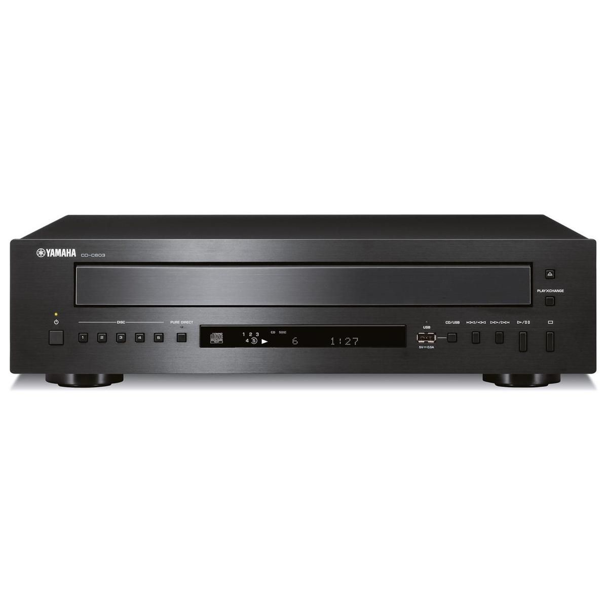 Reproductor de CD Yamaha CD-C603 Negro