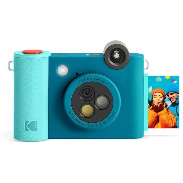 Kodak Smile+ Digital Camera - 5.0MP Compact Instant Print Bluetooth - Blue